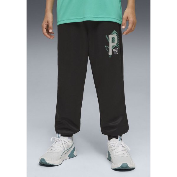 PUMA Trainingshose ACTIVE SPORTS POLY PANTS B mit Eingrifftaschen, Regular Fit, mit Print-Applikationen