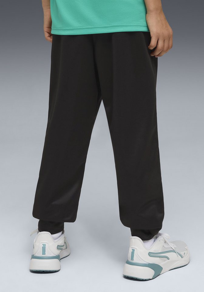 PUMA Trainingshose ACTIVE SPORTS POLY PANTS B mit Eingrifftaschen, Regular Fit, mit Print-Applikationen – Bild 2 von 5