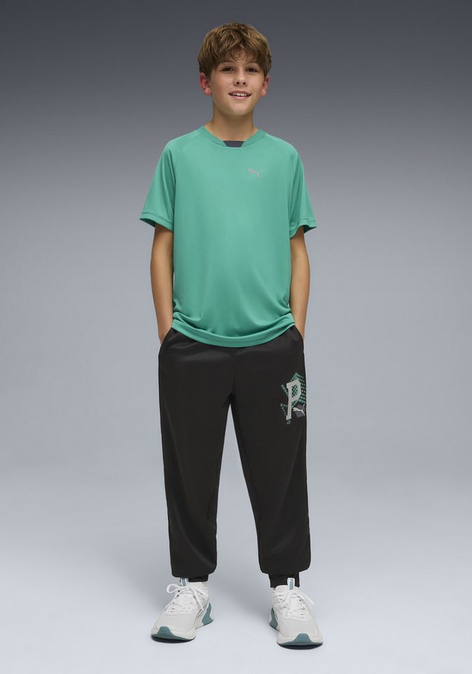 PUMA Trainingshose ACTIVE SPORTS POLY PANTS B mit Eingrifftaschen, Regular Fit, mit Print-Applikationen – Bild 3 von 5