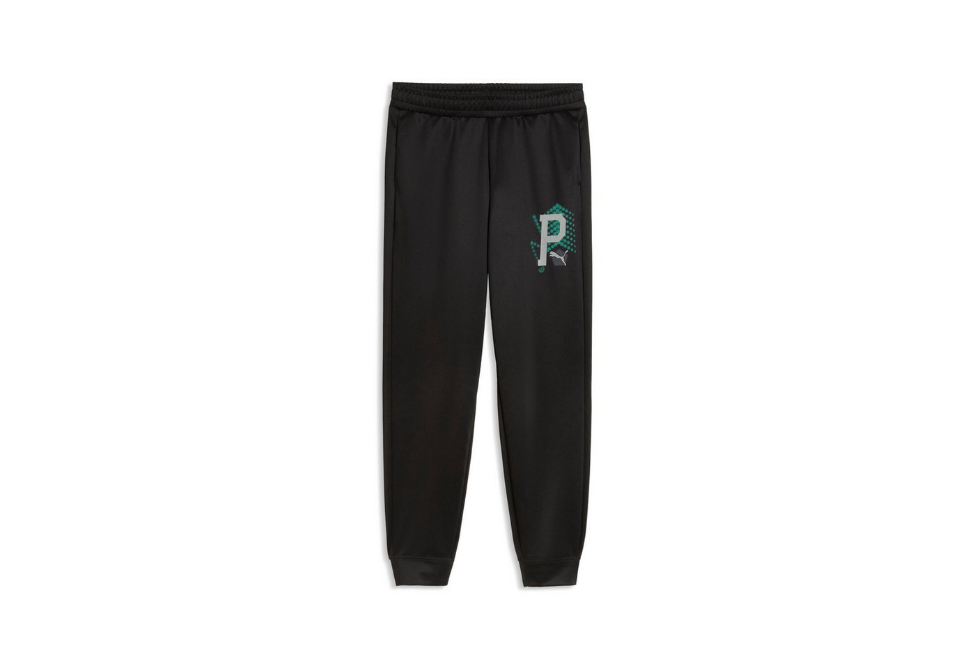 PUMA Trainingshose ACTIVE SPORTS POLY PANTS B mit Eingrifftaschen, Regular Fit, mit Print-Applikationen – Bild 4 von 5