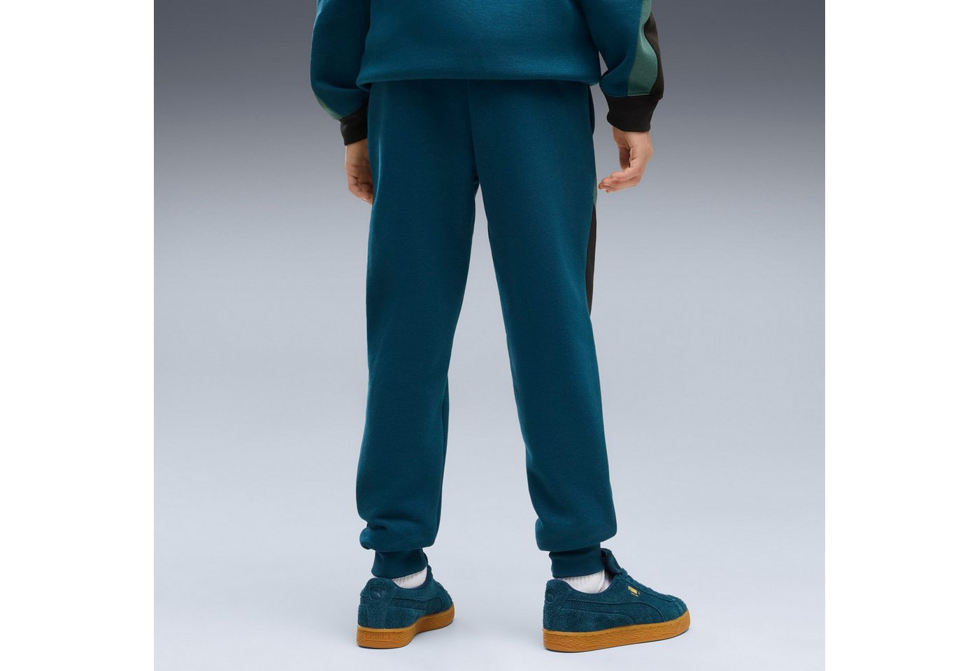 PUMA Trainingshose ESS BLOCK SWEATPANTS FL B Regular Fit, für Sport und Freizeit, sportlicher Stil – Bild 2 von 5