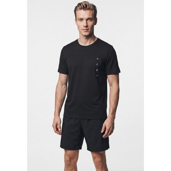 PUMA Trainingsshirt M TAD TECH TRIBLEND TEE normale Schnittform, Kurzarm, atmungsaktives Material, mit Stauraum