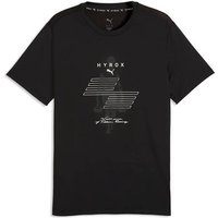 PUMA Trainingsshirt M X HYROX CLOUDSPUN THERMOADAPT TEE Regular Fit, Kurzarmdesign, atmungsaktiv, schnell trocknend