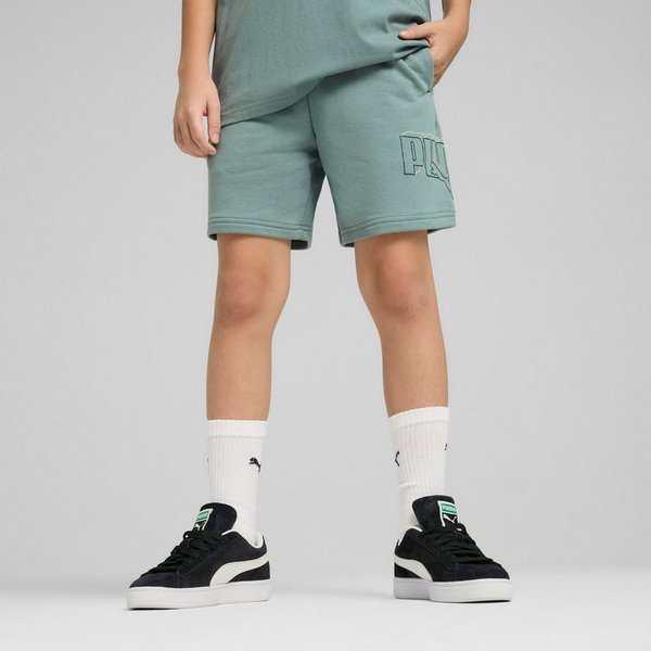 PUMA Trainingsshorts ESS LOGO LAB EXECUTION SHORTS TR B sportlicher Stil, für Jugendliche, mit Eingrifftaschen, Regular Fit