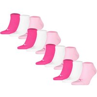 PUMA Unisex Sneakersocken, 12er Pack - Sneaker Plain 12P, Logo, einfarbig, Größe 39-42 in Pink