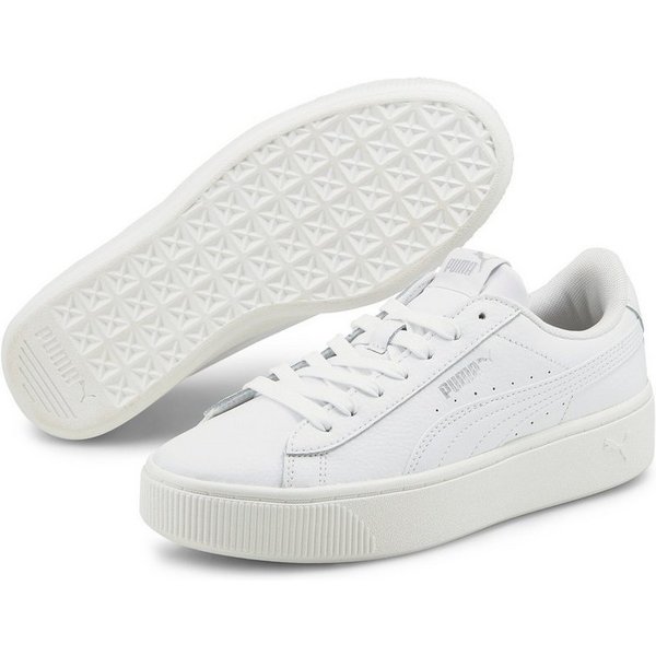 PUMA VIKKY STACKED L Sneaker Obermaterial aus Leder, SOFTFOAM+ Dämpfungstechnologie