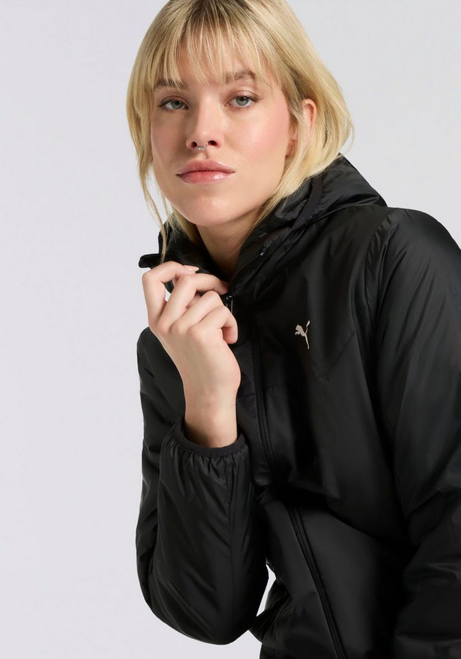 PUMA Winterjacke ESS LIGHT PADDED JACKET mit Kapuze, wasserabweisend, Regular Fit, mit Eingrifftaschen – Bild 3 von 5