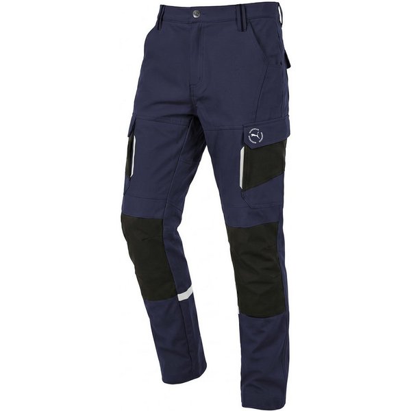 PUMA Workwear Arbeitshose Herren - Mit 4-Wege Stretch - Robust - verstärkter Kniebereich Gummizug - Erhöhtes Rückenteil - Bundhose mit verlängerbarem Hosensaum