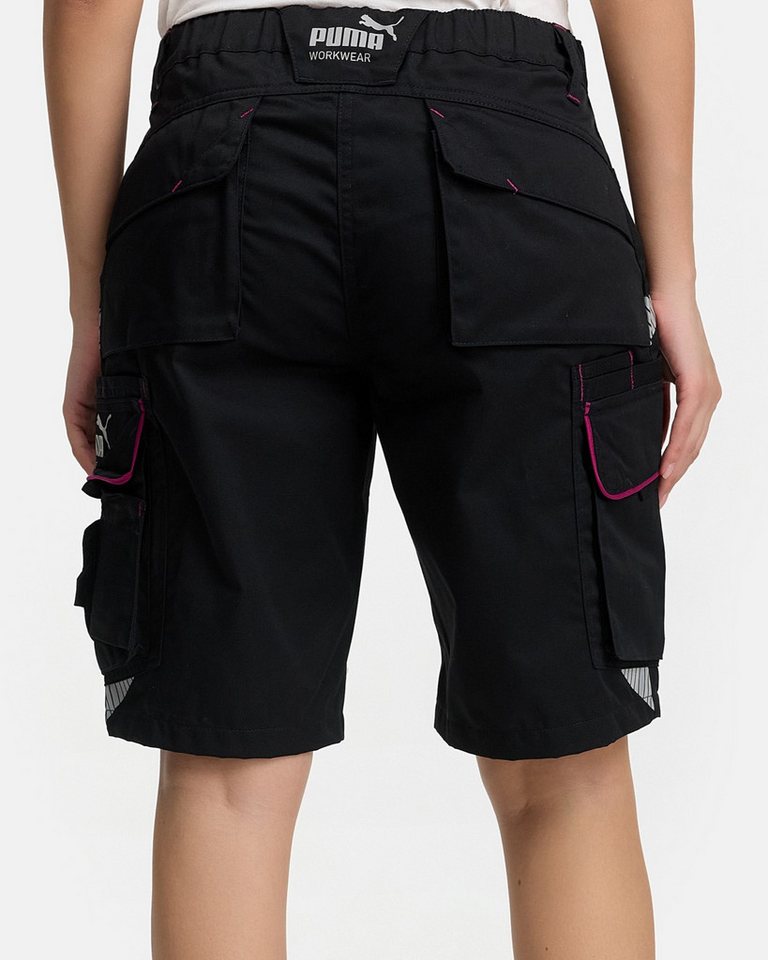 PUMA Workwear Arbeitsshorts PRECISION X - kurze Arbeitshose Damen - Bequeme Passform Robustes und flexibles Material mit Reflektoren - Praktische Taschen – Bild 5 von 5