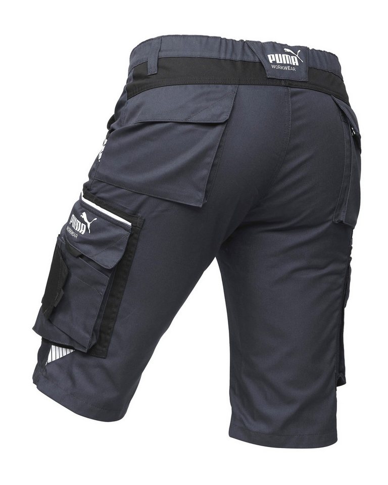 PUMA Workwear Arbeitsshorts PRECISION X - kurze Arbeitshose Herren - Bequeme Passform Robustes und flexibles Material mit Reflektoren - Praktische Taschen – Bild 2 von 5