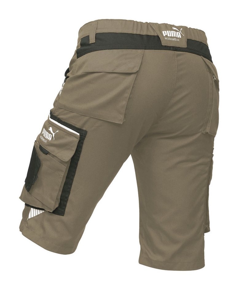 PUMA Workwear Arbeitsshorts PRECISION X - kurze Arbeitshose Herren - Bequeme Passform Robustes und flexibles Material mit Reflektoren - Praktische Taschen – Bild 2 von 5