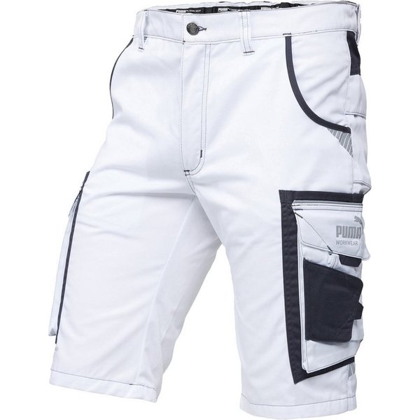 PUMA Workwear Arbeitsshorts PRECISION X - kurze Arbeitshose Herren - Bequeme Passform Robustes und flexibles Material mit Reflektoren - Praktische Taschen
