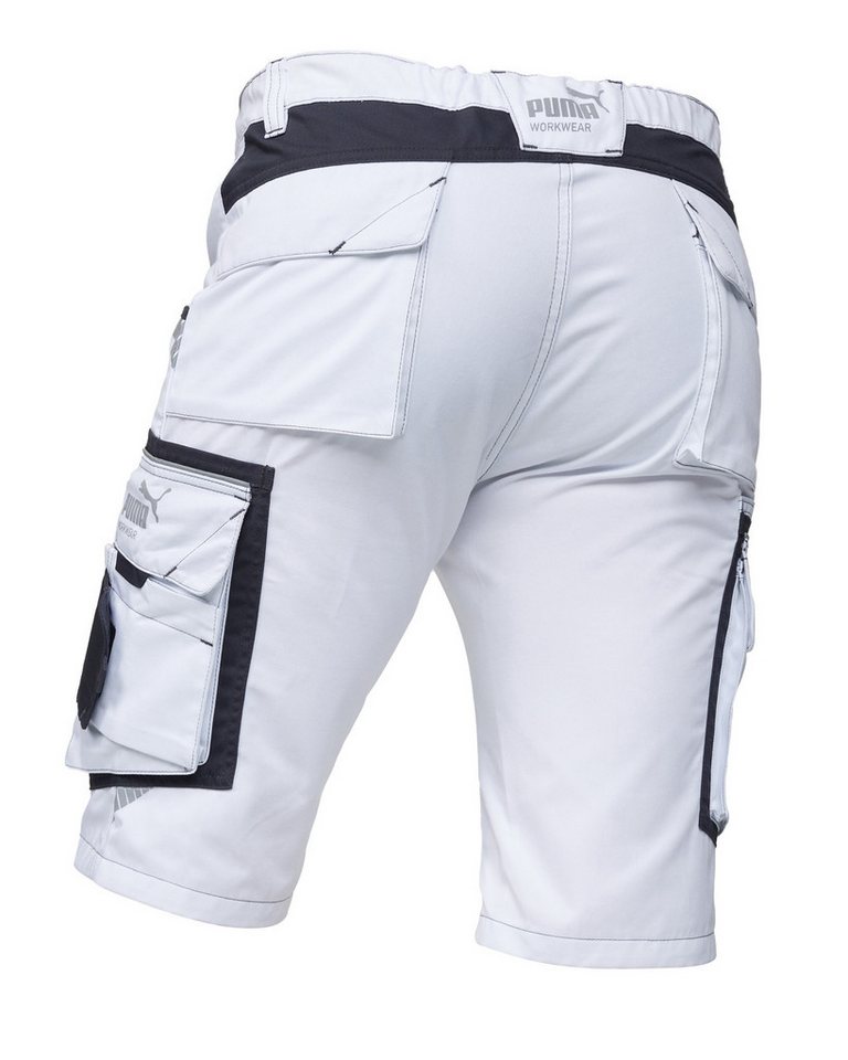 PUMA Workwear Arbeitsshorts PRECISION X - kurze Arbeitshose Herren - Bequeme Passform Robustes und flexibles Material mit Reflektoren - Praktische Taschen – Bild 2 von 5