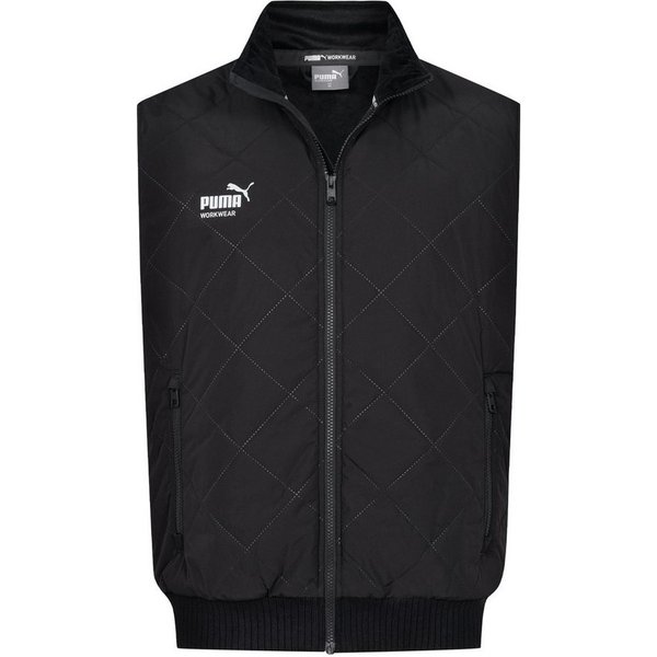 PUMA Workwear Funktionsweste Herren Weste Winter - Warm gefüttert, wasser- & windabweisend Winterweste mit Fleece-Futter - Innentasche - Robustes Obermaterial