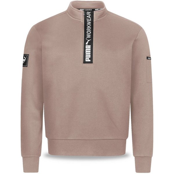 PUMA Workwear Sweatshirt ADVANCED Herren Pullover mit Reißverschluss mit Utility Fach Robustes und atmungsaktives Gewebe - Für Handwerk und Logistik