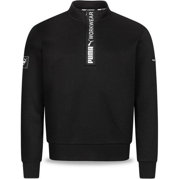 PUMA Workwear Sweatshirt ADVANCED Herren Pullover mit Reißverschluss mit Utility Fach Robustes und atmungsaktives Gewebe - Für Handwerk und Logistik