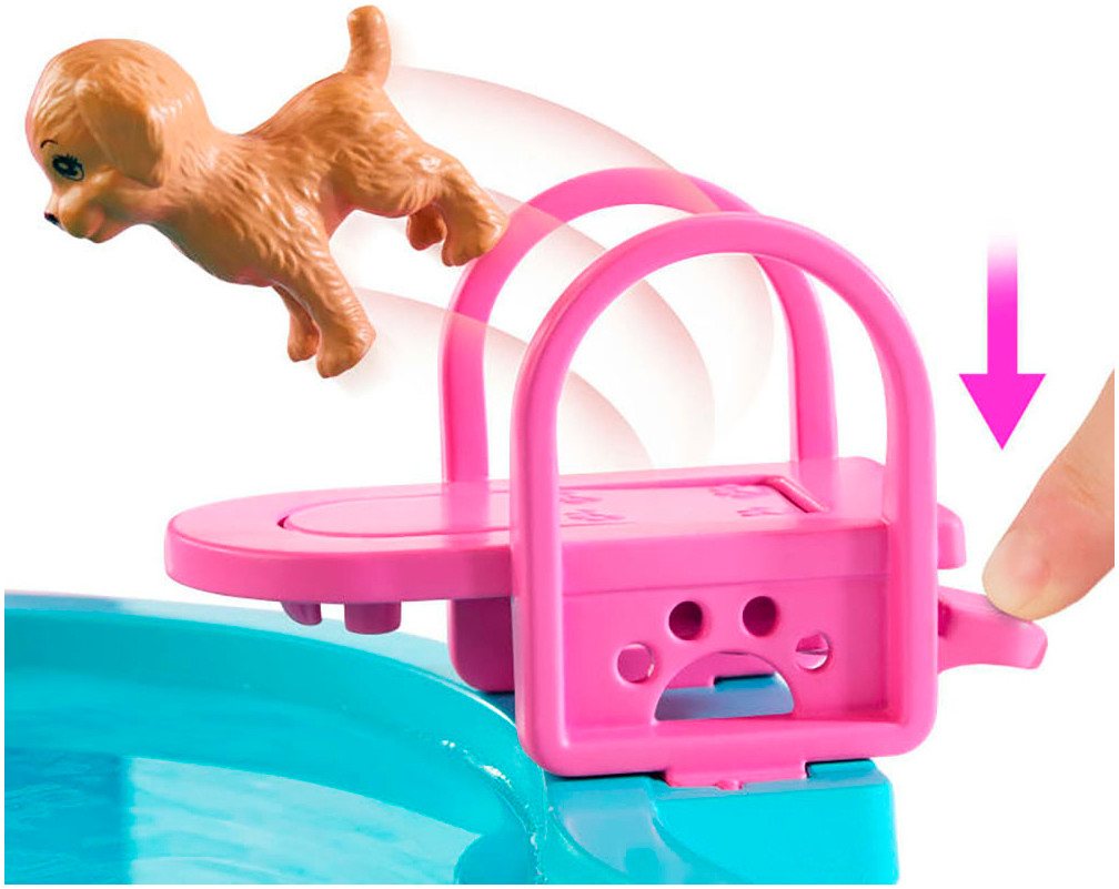 Barbie Puppen Planschbecken Barbie Traumpool – Bild 4 von 5