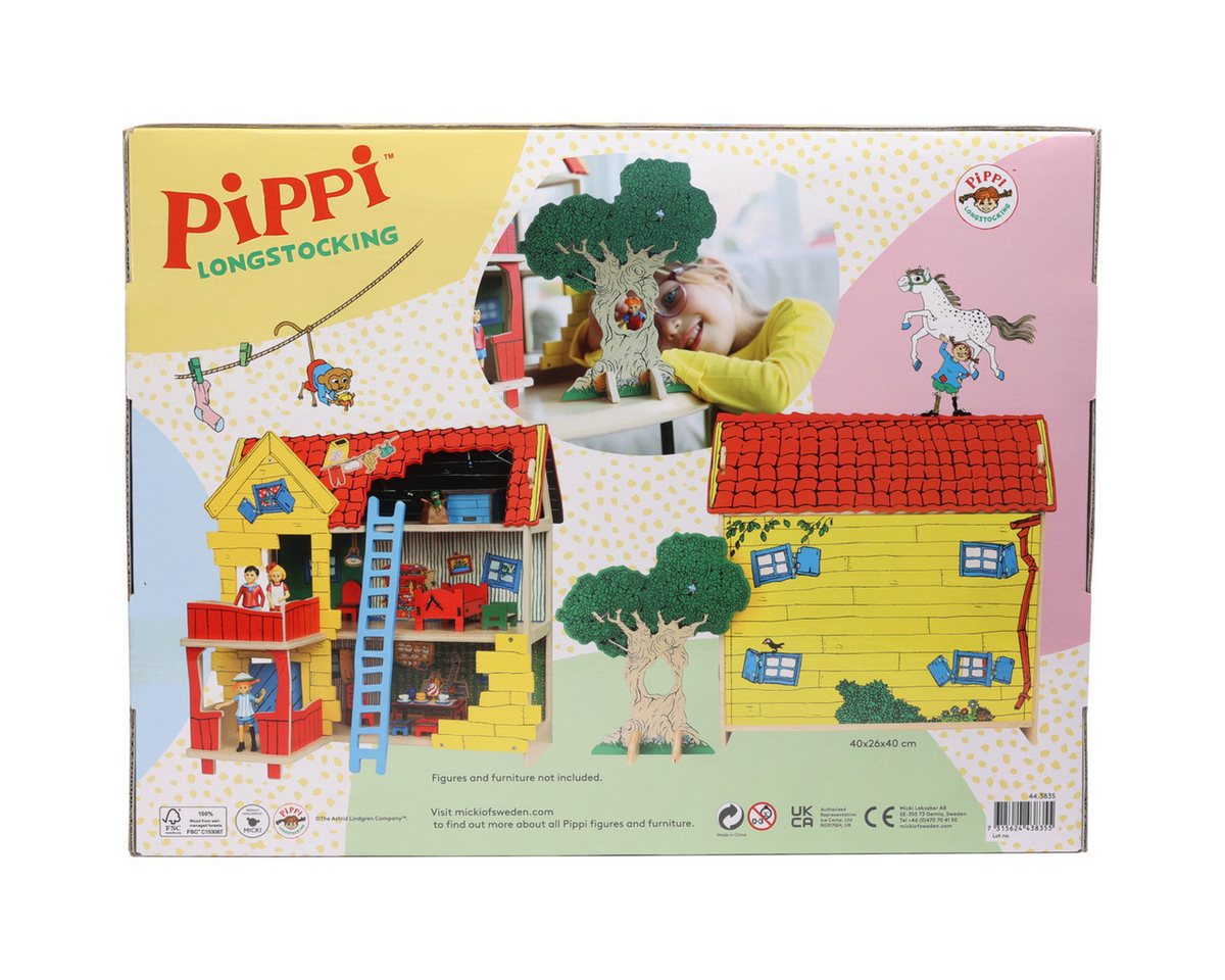 Pippi Langstrumpf Puppenhaus Pippi Langstrumpf Mädchen – Bild 4 von 5