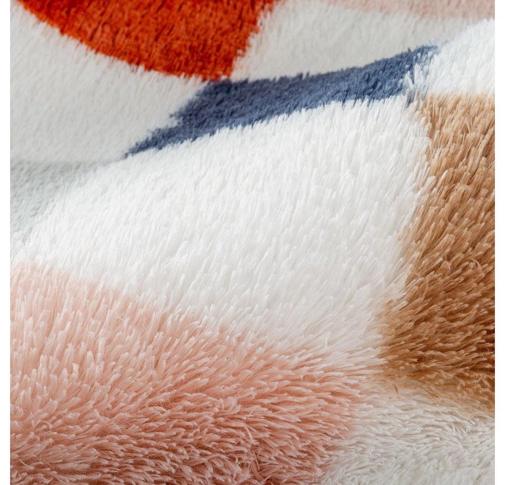 PURECOZY Hochflor-Teppich Mikrofaser-Teppich, Waschbar Weich & Kuschelig, rechteckig, Höhe: 40 mm, geeignet für verschiedene Innenräume, 60x180 cm – Bild 5 von 5