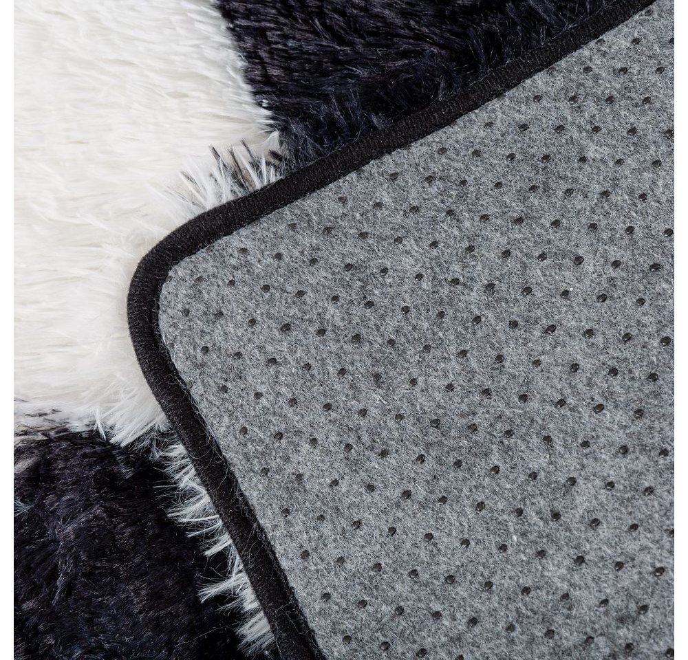 PURECOZY Hochflor-Teppich Mikrofaser-Teppich, Waschbar Weich & Kuschelig, rechteckig, Höhe: 40 mm, geeignet für verschiedene Innenräume, 60x180 cm – Bild 4 von 5