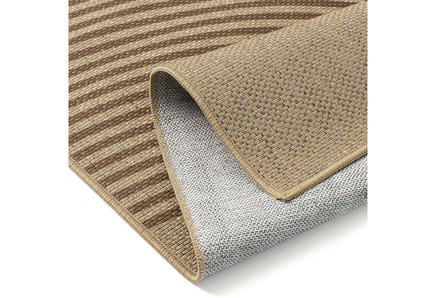 PURECOZY Teppich Juteteppich, rutschfest und pflegeleicht, rechteckig, Höhe: 5 mm, geeignet für verschiedene Innenräume – Bild 5 von 5