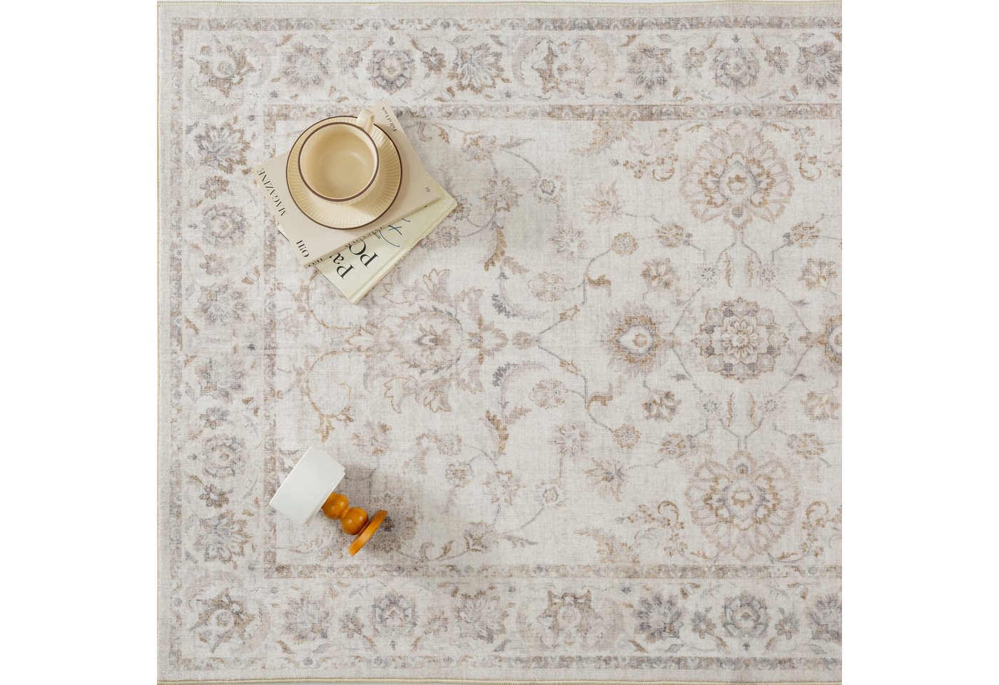 PURECOZY Teppich Kurzflor, weich & rutschfest, waschbar für Wohnzimmer und Schlafzimmer, Rechteckig, Höhe: 5 mm, Verfügbare Größen: 120x180, 160x230, 200x300, 3 – Bild 5 von 5