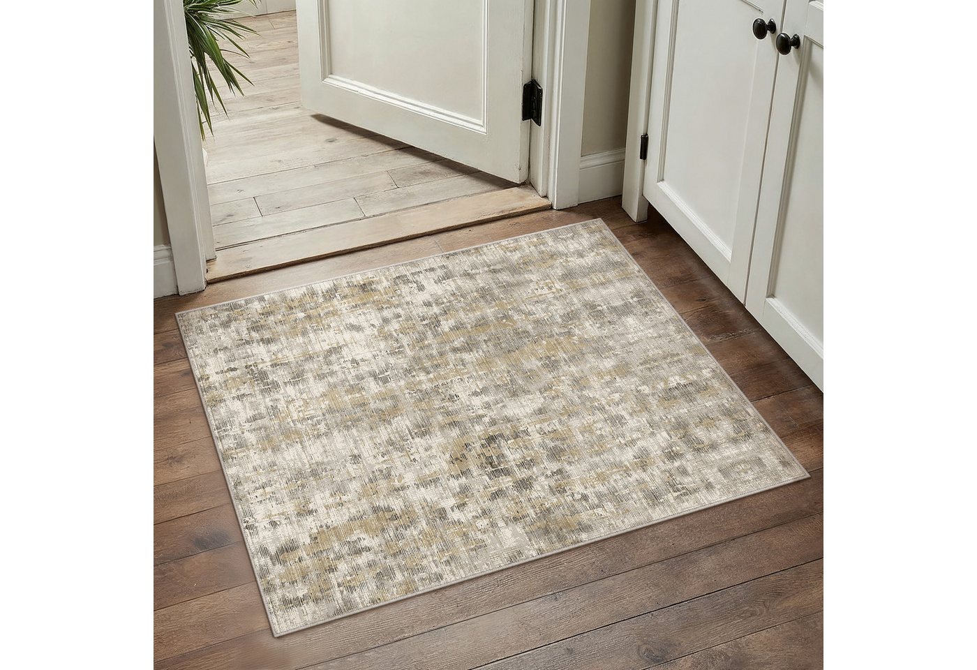 PURECOZY Teppich kurzflor, Wohnzimmerteppich, rutschfester Teppich, Abstrakter Stil, rechteckig, Höhe: 6.1 mm, geeignet für verschiedene Innenräume, 60x90cm – Bild 2 von 5