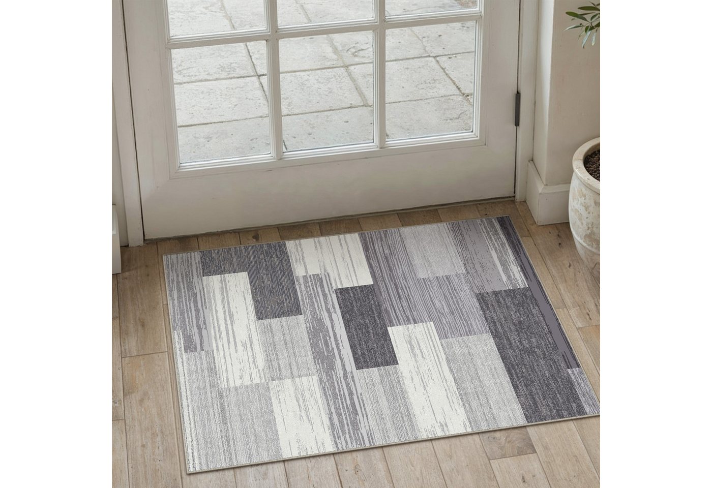PURECOZY Teppich Kurzflor & Weich, Waschbar & Pflegeleicht, Modernes Design, Rechteckig, Höhe: 6.1 mm, geeignet für verschiedene Innenräume – Bild 3 von 5