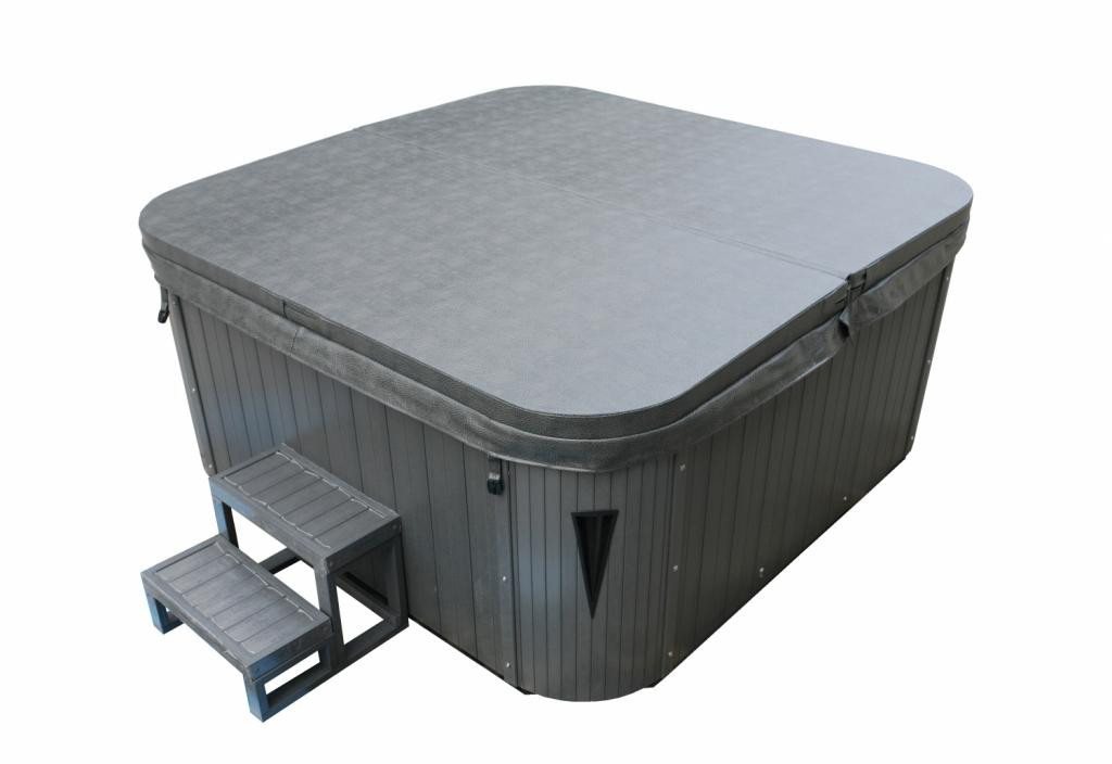PureHaven Pool-Abdeckplane 215x215 cm, verschließbar, windsicher, Verschließbar mit robusten Schnallen – windsicher und wetterfest – Bild 3 von 4