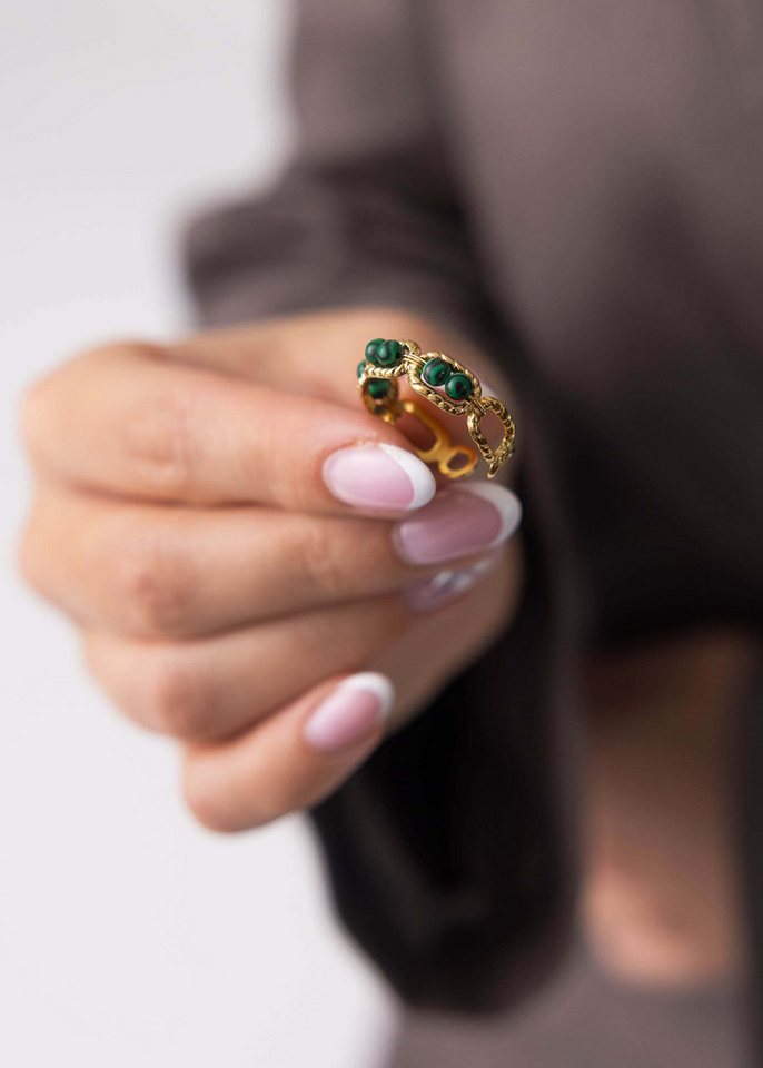 Purelei Fingerring Green Harmony – Bild 3 von 3