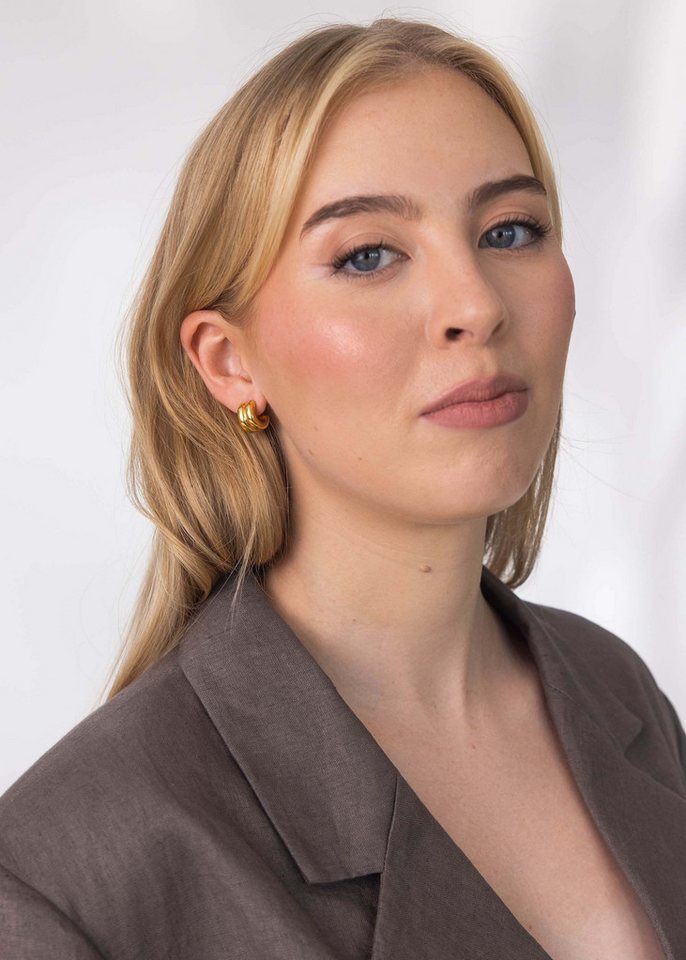 Purelei Paar Creolen Flow – Bild 3 von 3