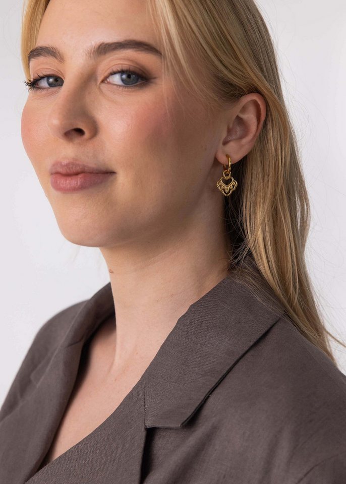 Purelei Paar Creolen Heart – Bild 3 von 3