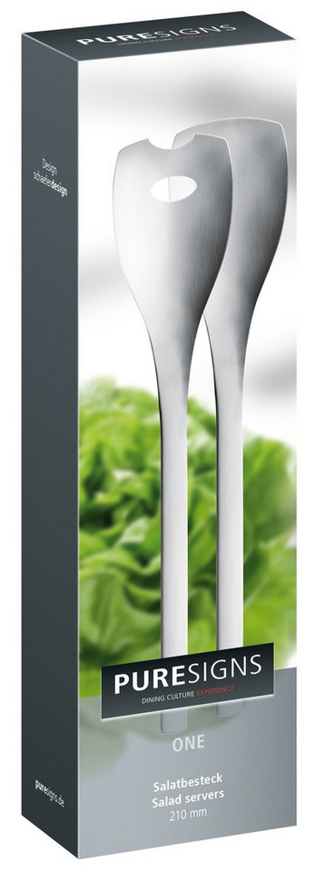 PURESIGNS Salatbesteck ONE Extra (2-tlg), 21 cm – Bild 4 von 4