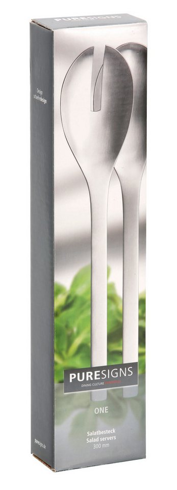 PURESIGNS Salatbesteck ONE Extra (2-tlg), 30 cm – Bild 4 von 4