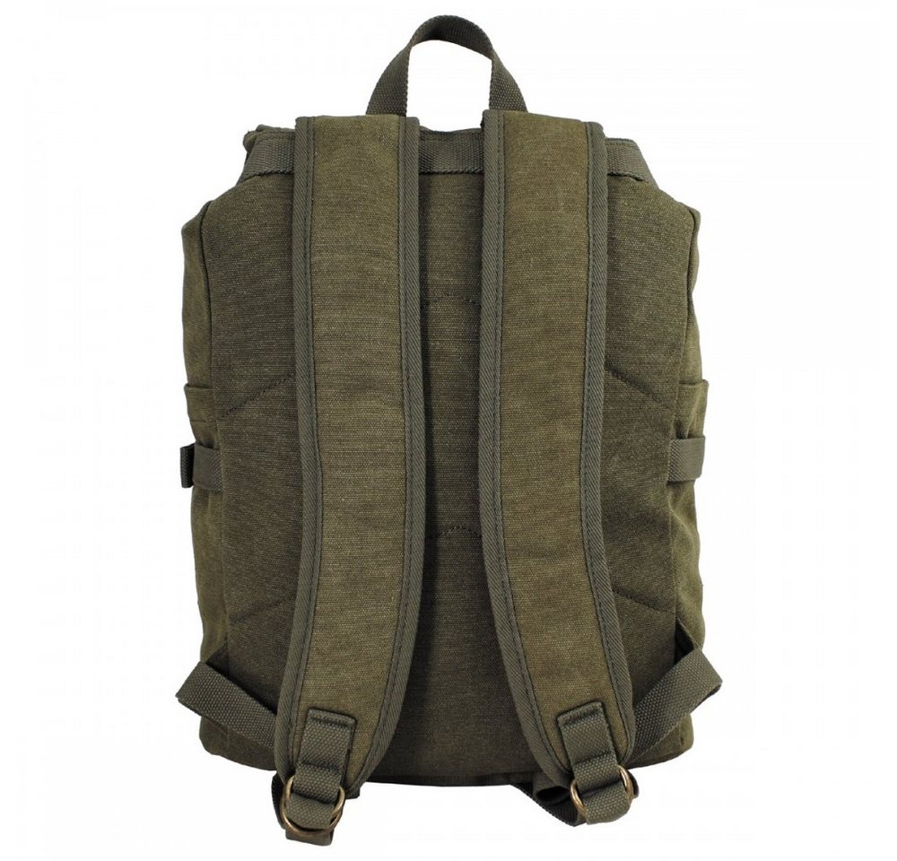 PureTrash Wanderrucksack Rucksack, Canvas, PT, oliv – Bild 3 von 3