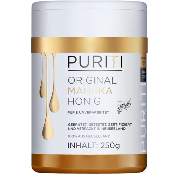 PURITI Honig Manuka-Honig MGO 550+, 250 g