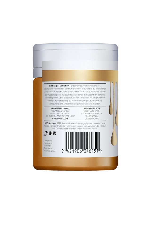 PURITI Honig Manuka-Honig MGO 550+, 250 g – Bild 2 von 3