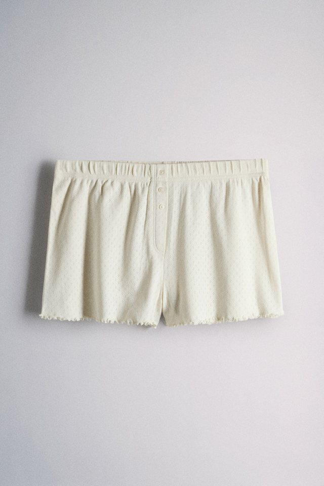 The Set Pyjama The Set Kurzer Pointelle-Schlafanzug, 2er-Pack (4 tlg) – Bild 4 von 5