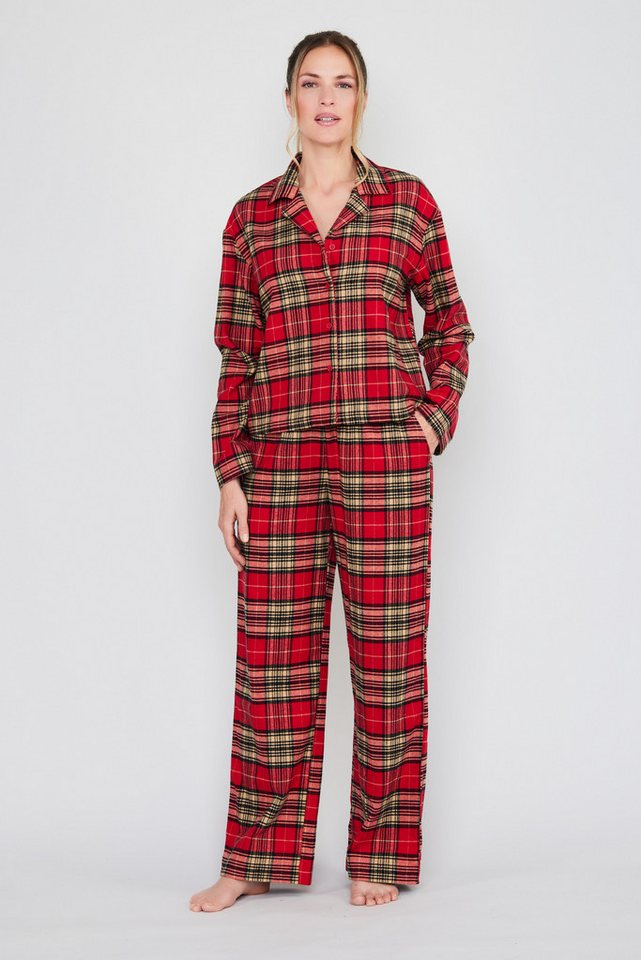Joop Jeans Pyjamahose After Dark (JOOP! Jeans) mit Karo-Design, aus Baumwolle, in Fleece-Qualität – Bild 5 von 5