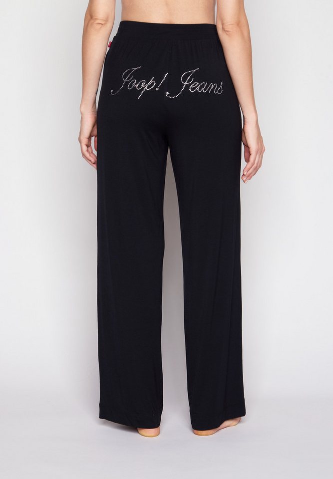 Joop Jeans Pyjamahose Rhinestone (JOOP! Jeans) mit elastischem Bund, Relaxed Fit – Bild 4 von 5