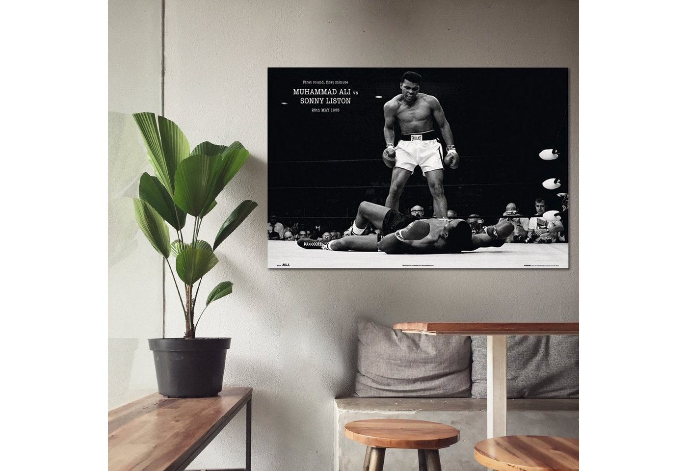 PYRAMID Poster Muhammad Ali vs. Sonny Liston Poster 91,5 x 61 cm – Bild 3 von 5