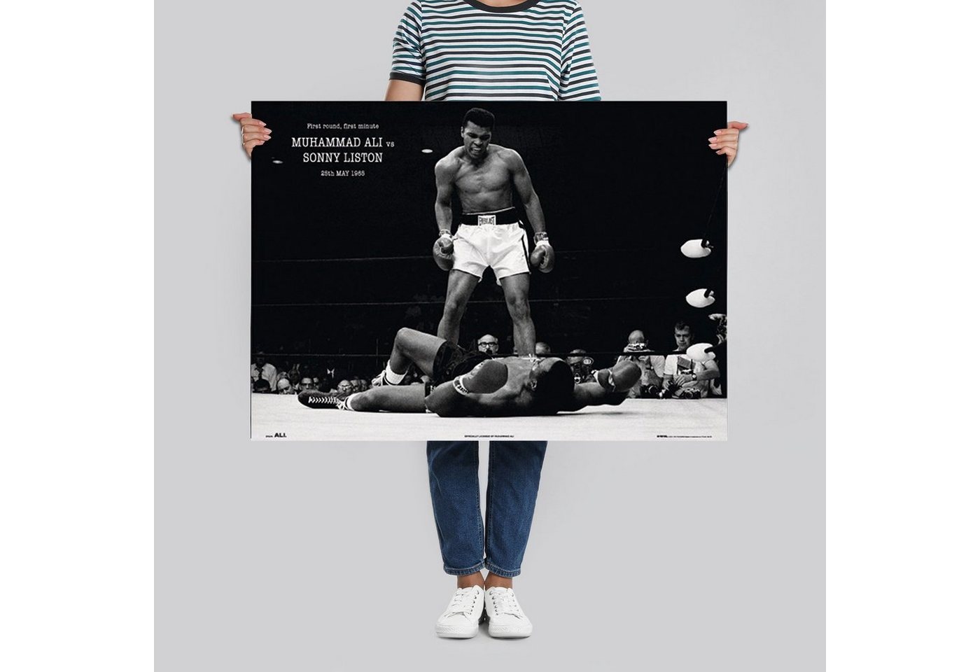 PYRAMID Poster Muhammad Ali vs. Sonny Liston Poster 91,5 x 61 cm – Bild 4 von 5