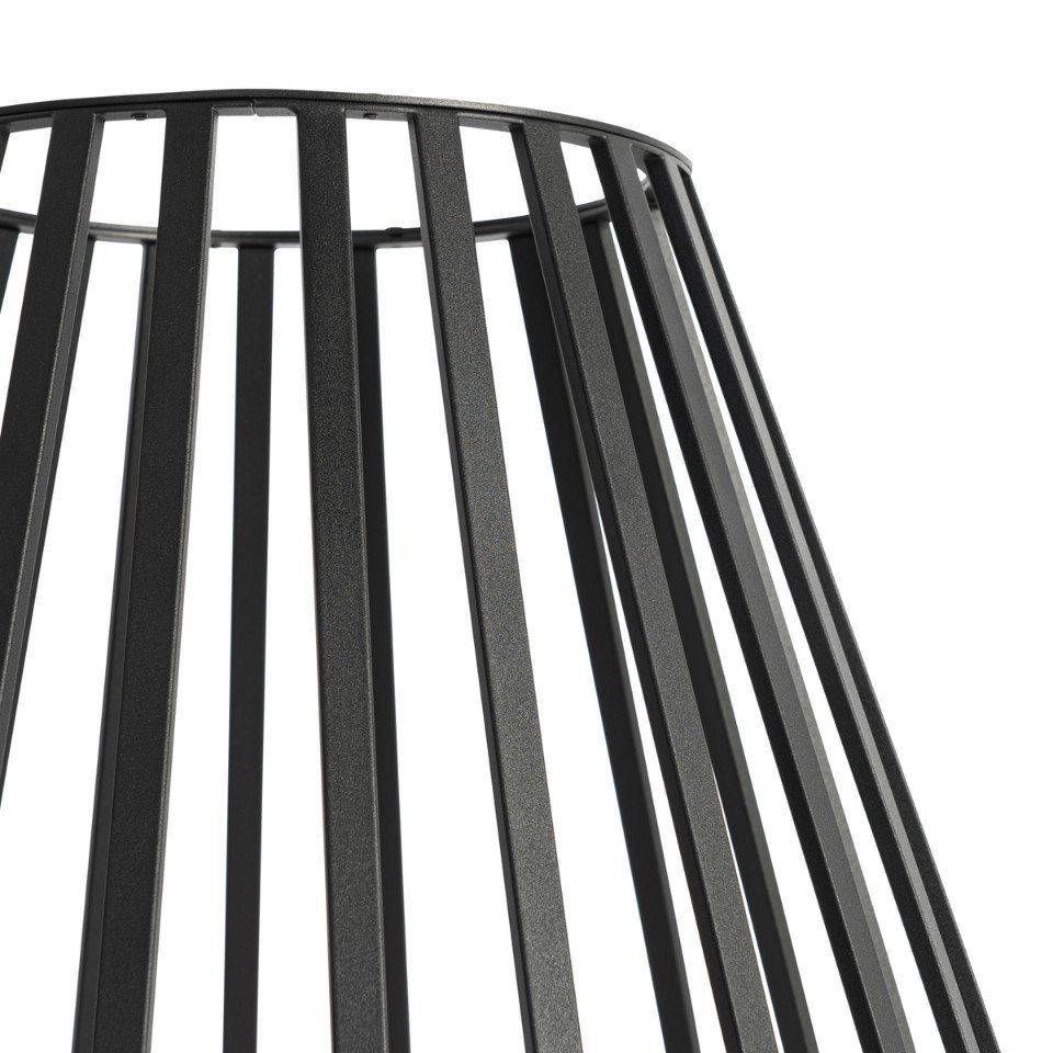 Qazqa Außen-Stehlampe Angela, Smarte Leuchte, ohne Leuchtmittel, Warmweiß, QAZQA Außen Boden leuchte, e27, Schwarz, Stahl, Design – Bild 2 von 5