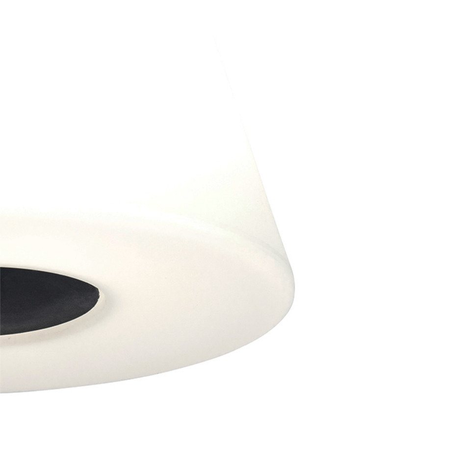 Qazqa Außen-Stehlampe Virginia, ohne Leuchtmittel, Warmweiß, QAZQA Außen Boden leuchte, e27, Schwarz, Stahl, Design – Bild 4 von 5