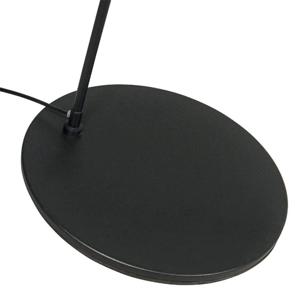 Qazqa Bogenlampe Vinossa, ohne Leuchtmittel, Warmweiß, QAZQA Bogen lampe, e27, Schwarz, Stahl, Modern – Bild 5 von 5