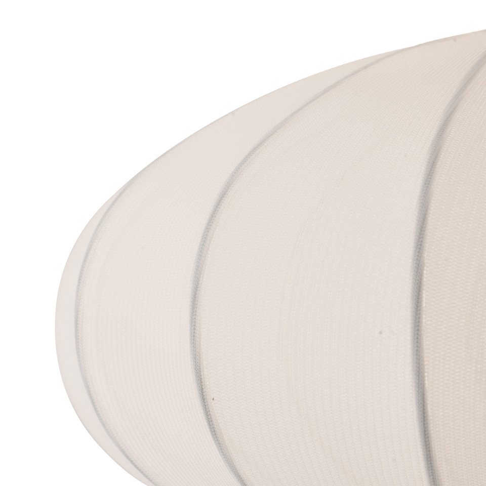 Qazqa Deckenleuchte Bida, ohne Leuchtmittel, Extra-Warmweiß, QAZQA Deckenleuchte, e27, Weiß, Textil, Japandi – Bild 2 von 5