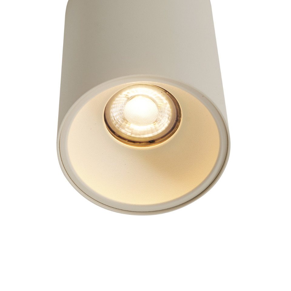 Qazqa LED Aufbaustrahler 108436, ohne Leuchtmittel, Extra-Warmweiß, QAZQA Aufbau spot, gu10, Beige, Aluminium, Modern – Bild 4 von 5