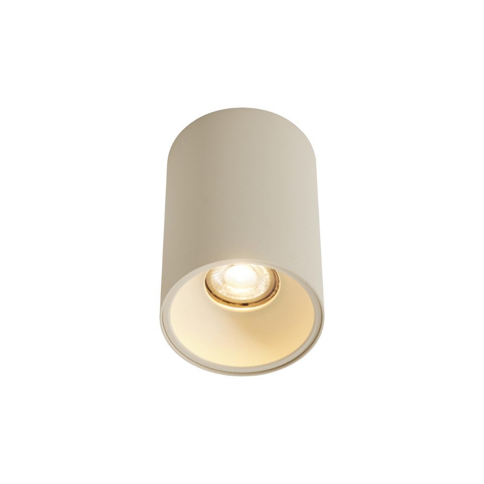 Qazqa LED Aufbaustrahler 108436, ohne Leuchtmittel, Extra-Warmweiß, QAZQA Aufbau spot, gu10, Beige, Aluminium, Modern – Bild 5 von 5