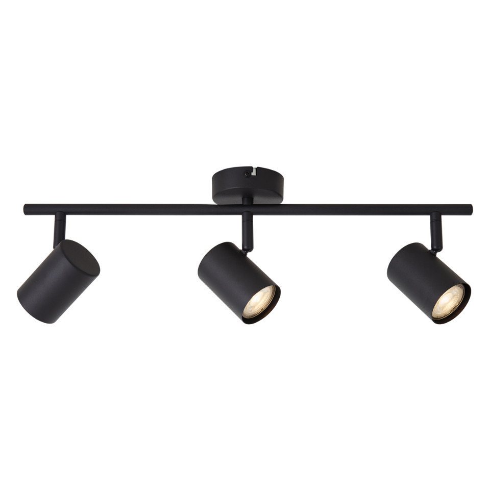 Qazqa LED Aufbaustrahler Jeana, ohne Leuchtmittel, Warmweiß, QAZQA Aufbau spot, gu10, Schwarz, Stahl, Modern – Bild 5 von 5