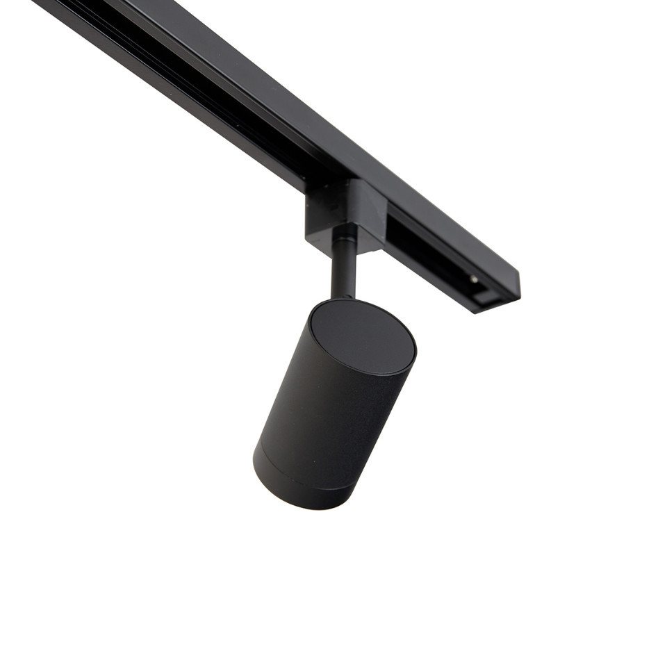 Qazqa Schienensystem-Sets Iconic jeana, ohne Leuchtmittel, Warmweiß, QAZQA Schienen leuchte, gu10, Schwarz, Stahl, Modern – Bild 4 von 5